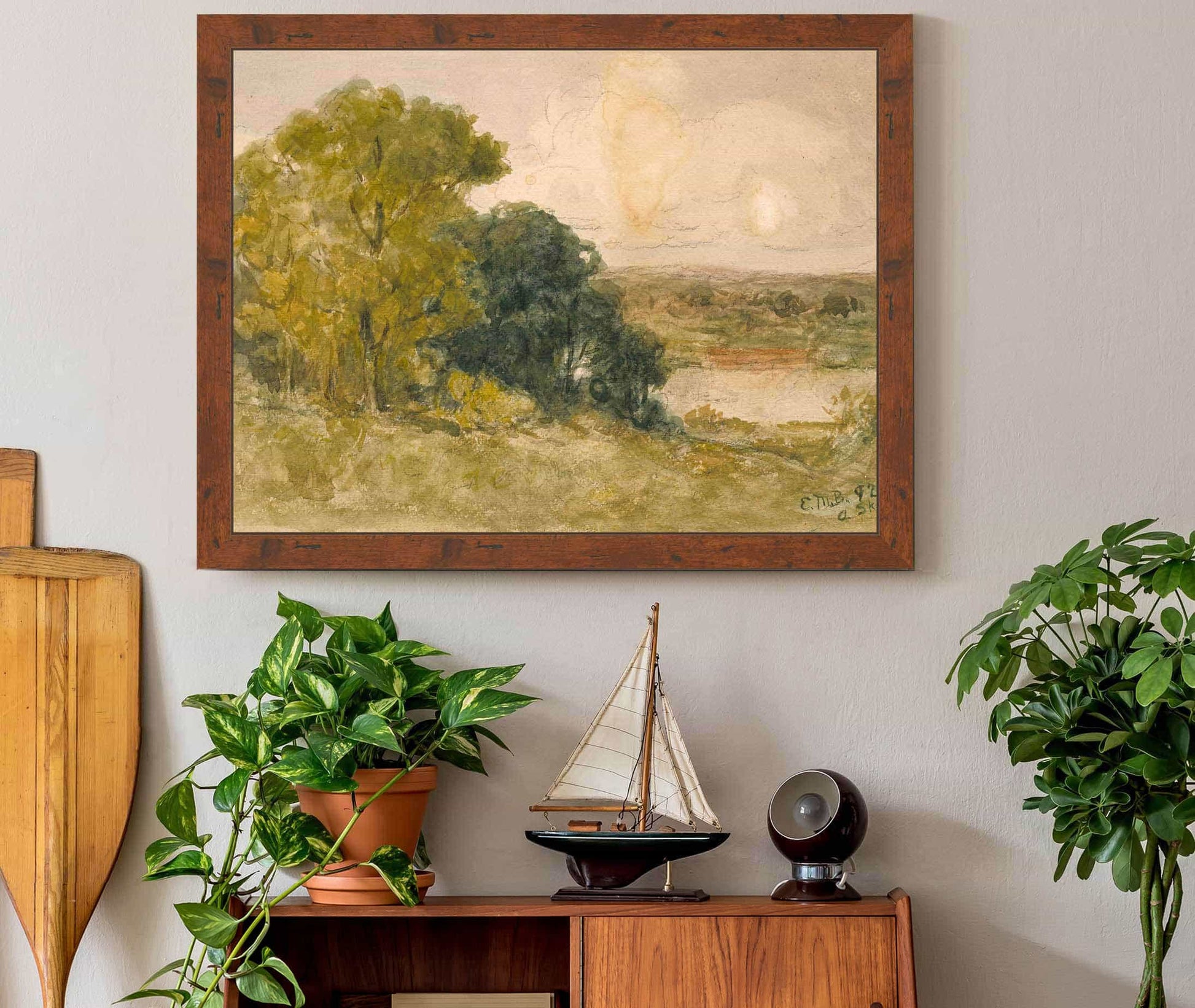 On The Seekonk by Edward Mitchell Bannister