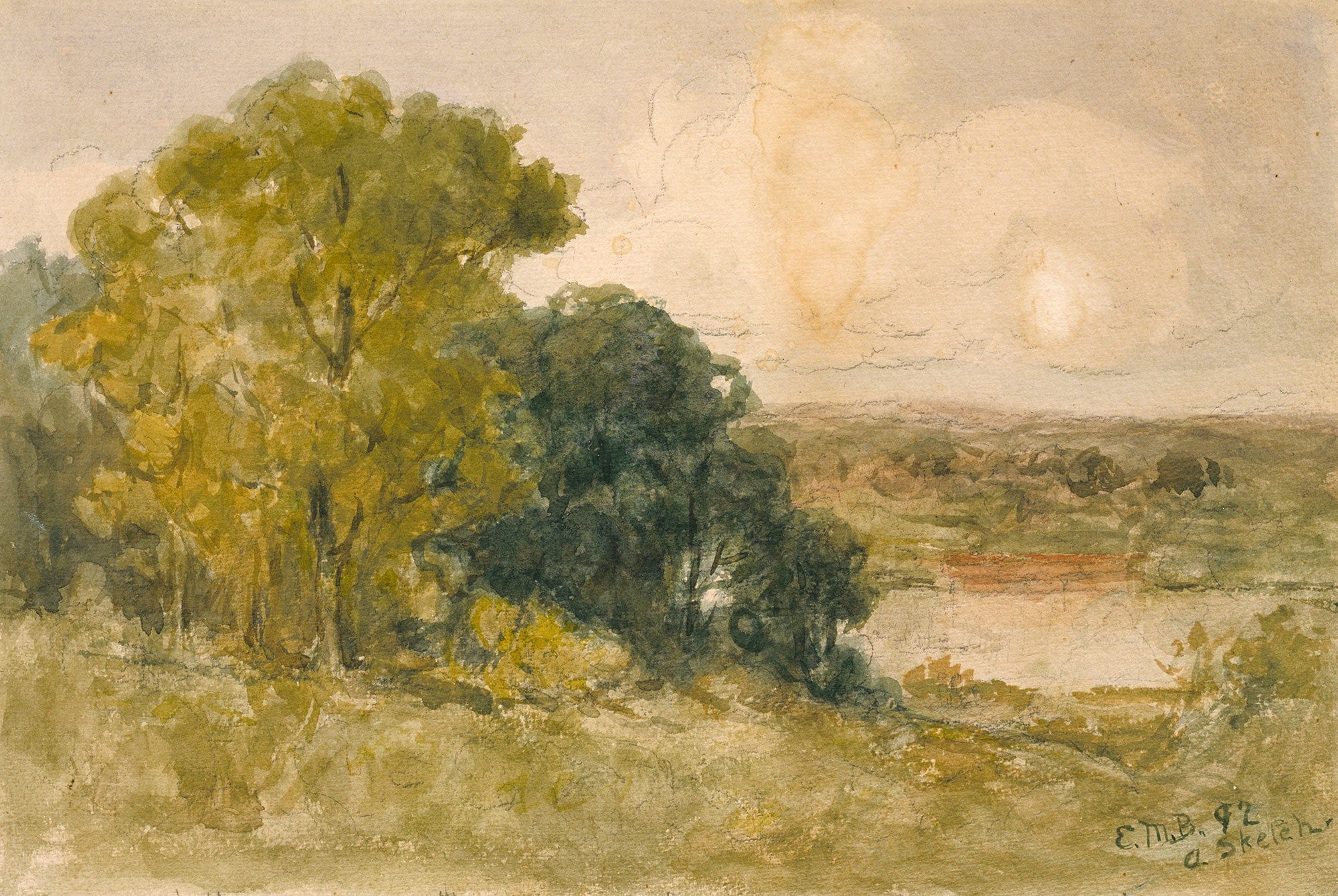 On The Seekonk by Edward Mitchell Bannister