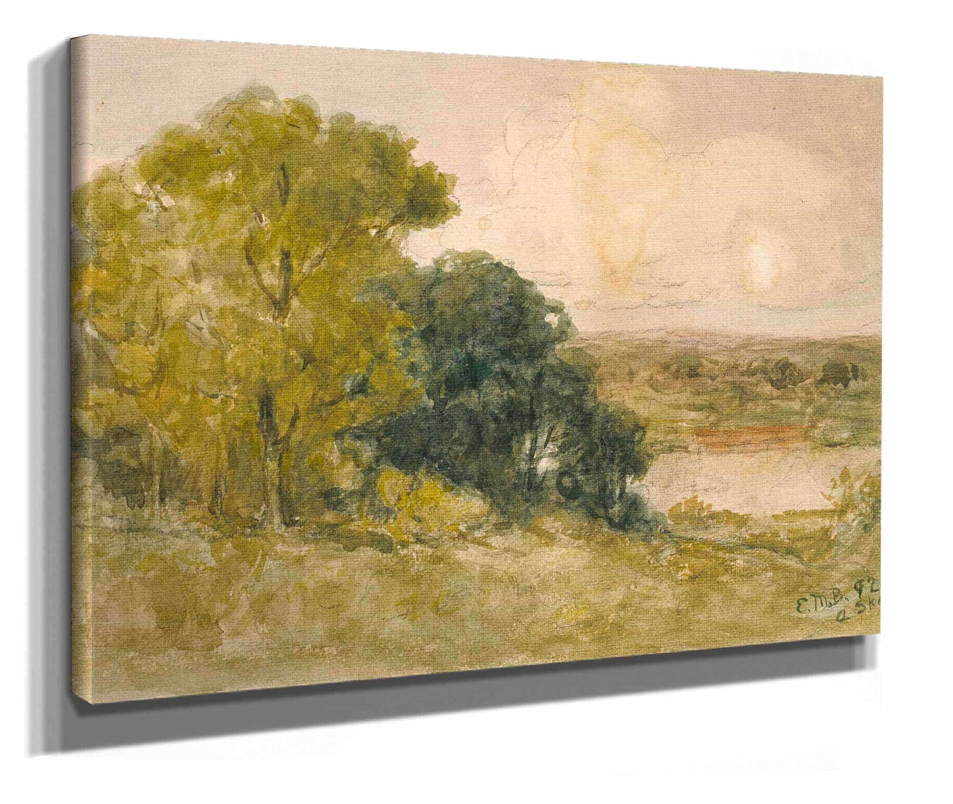 On The Seekonk by Edward Mitchell Bannister