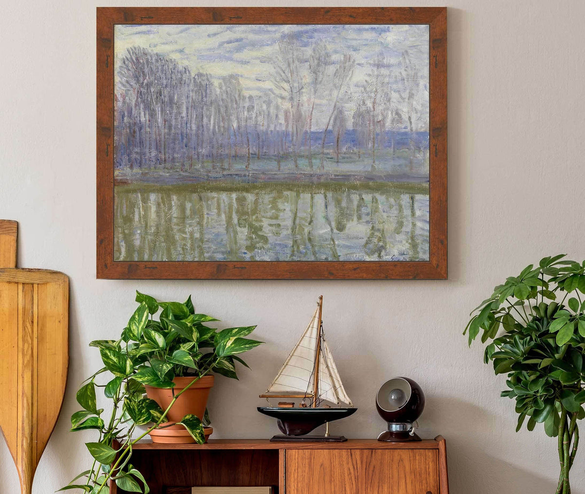 On The Shores Of Loing by Alfred Sisley