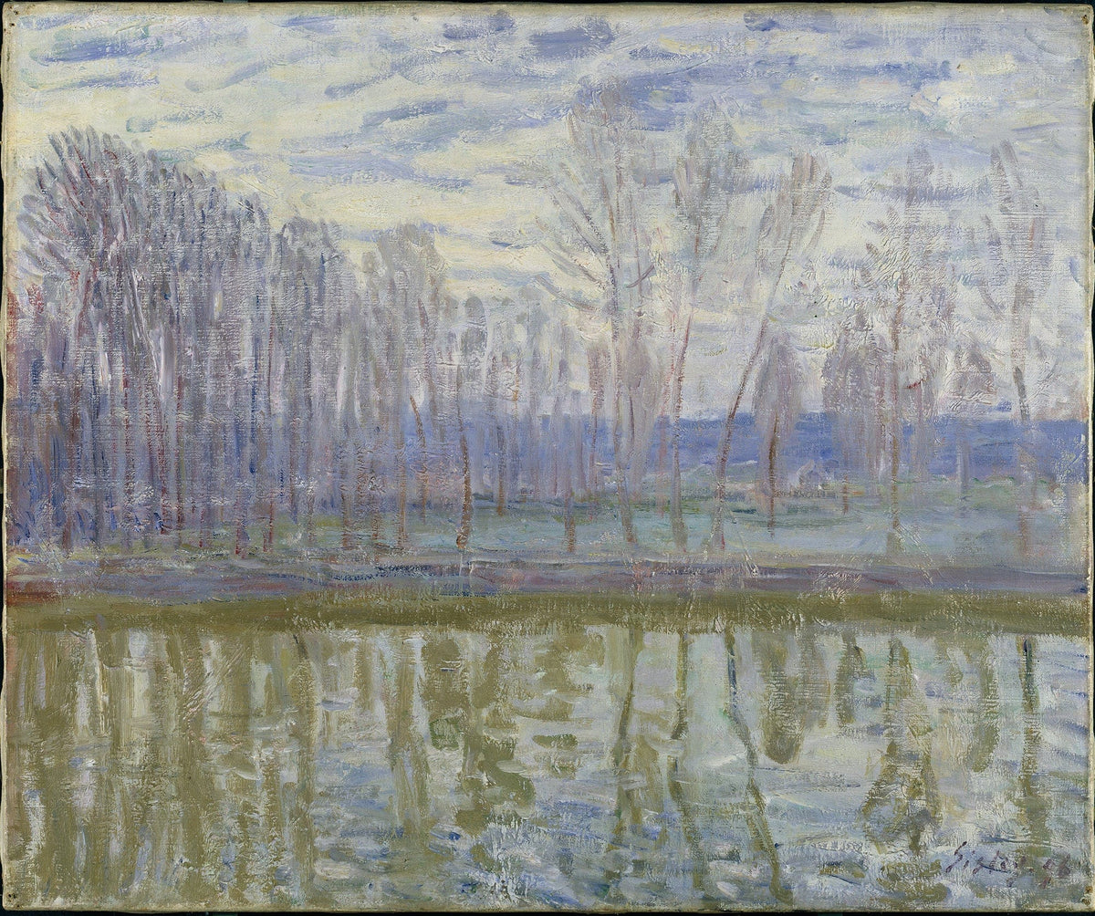 On The Shores Of Loing by Alfred Sisley
