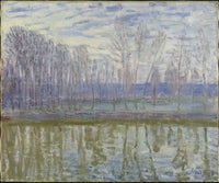 On The Shores Of Loing by Alfred Sisley