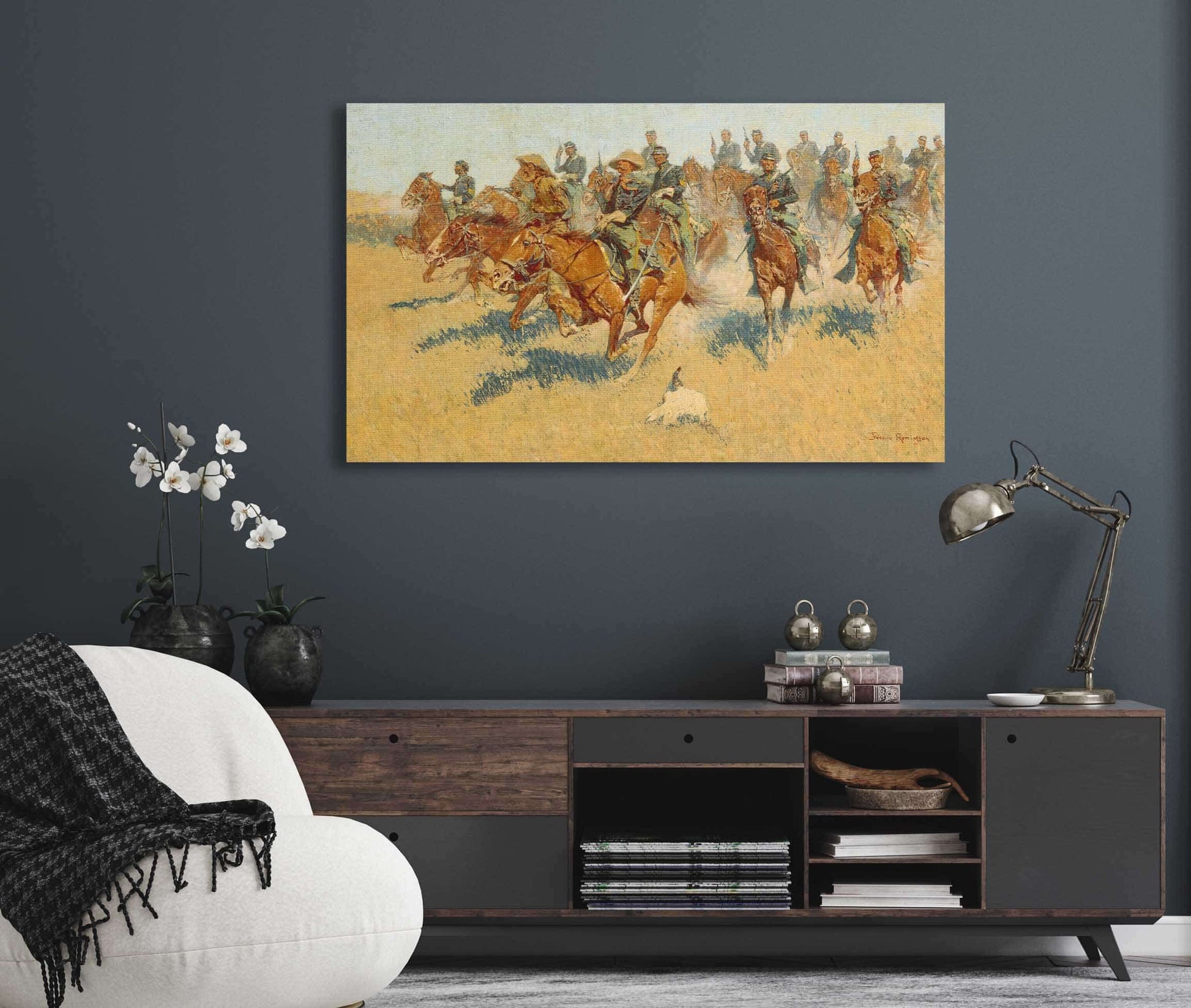 On The Southern Plains by Frederic Remington