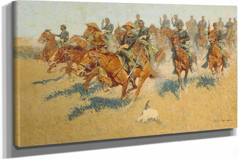 On The Southern Plains by Frederic Remington