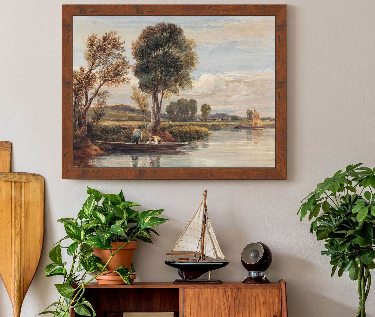 On The Thames by David Cox