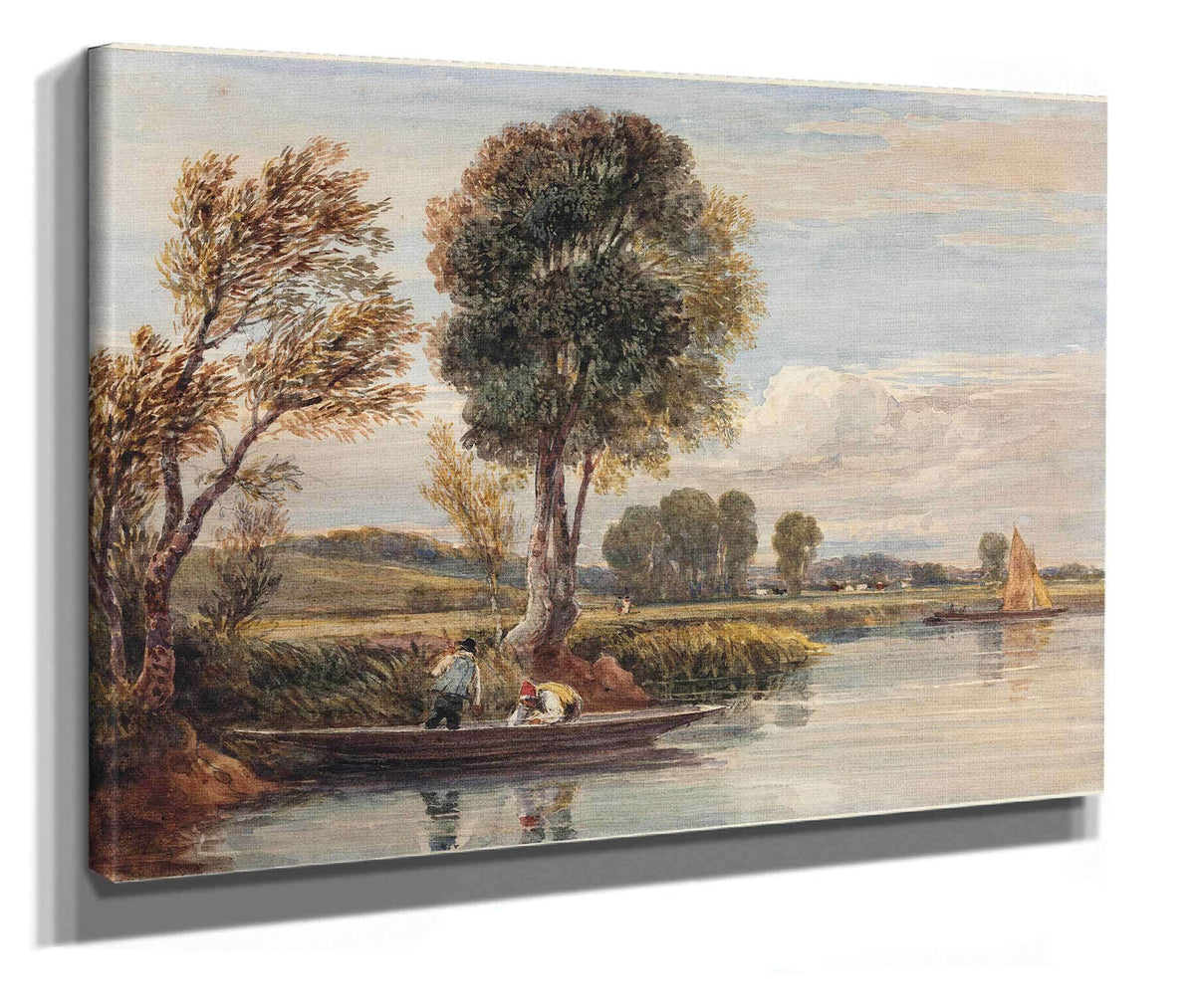 On The Thames by David Cox