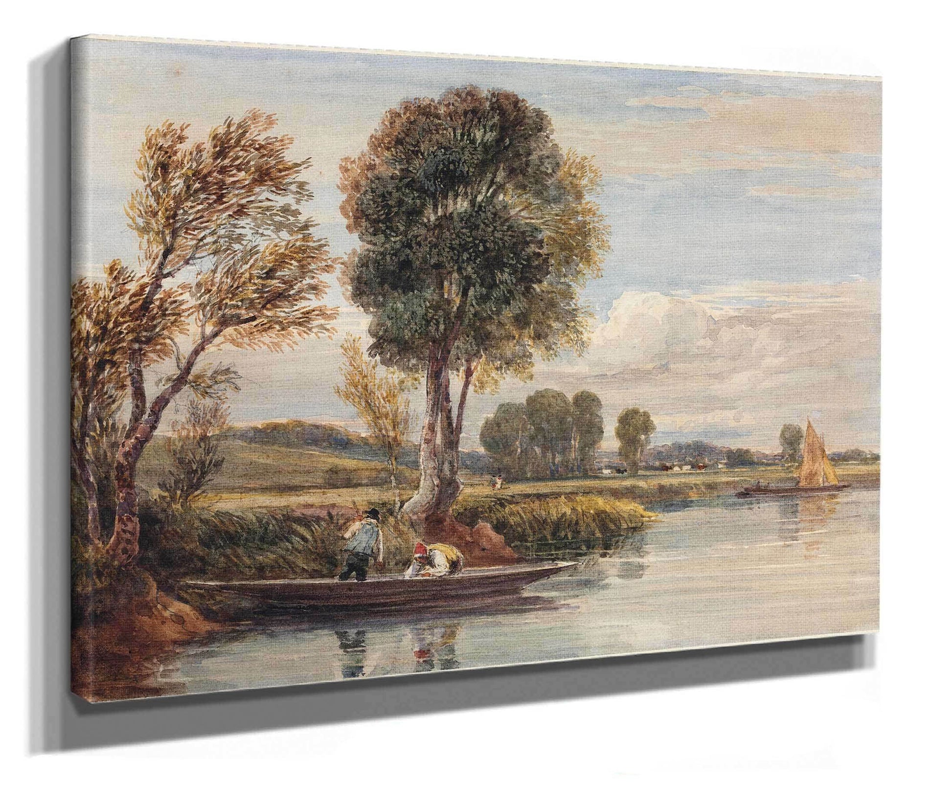 On The Thames by David Cox