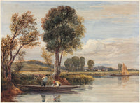 On The Thames by David Cox