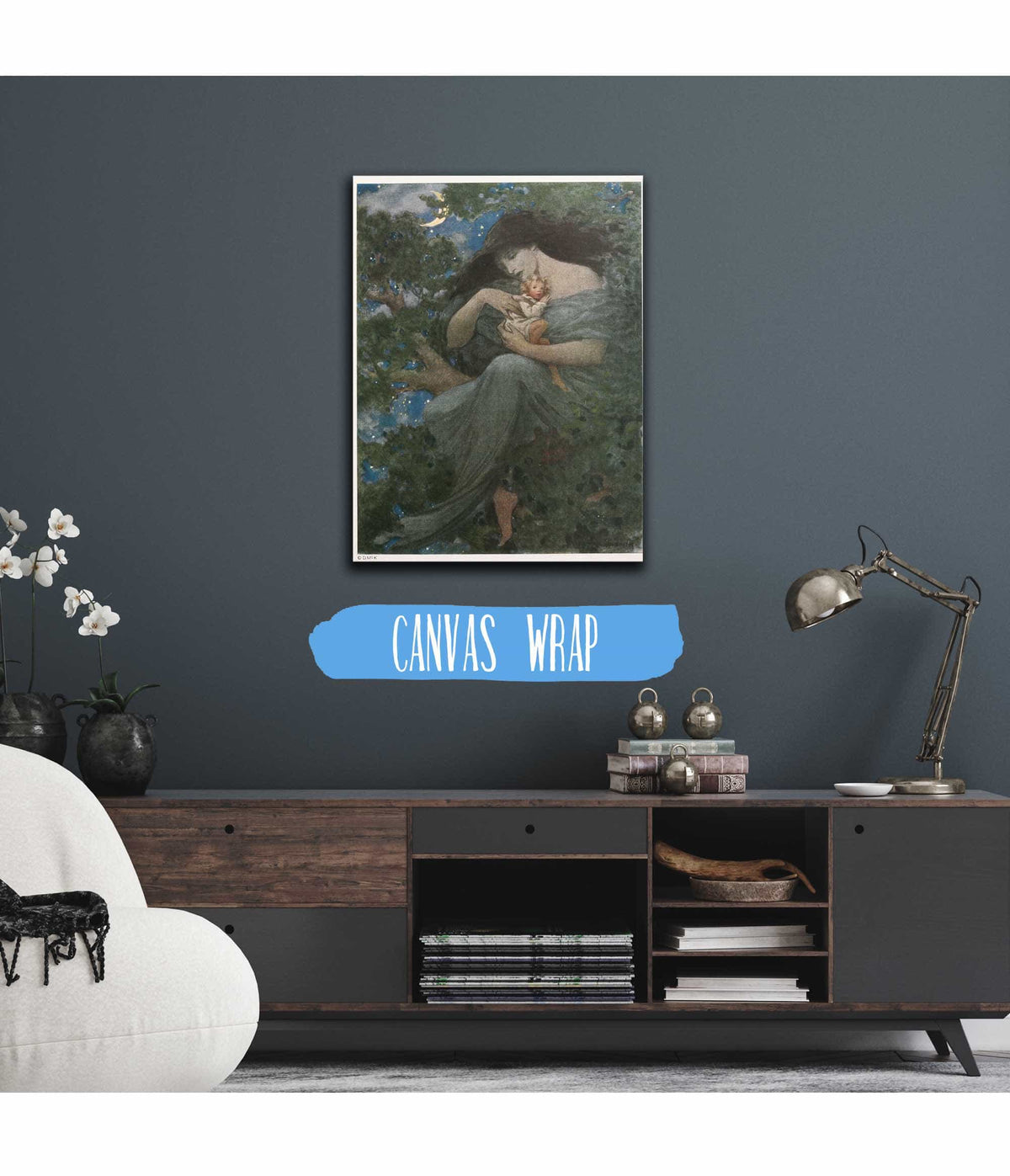 On The Top Of The Great Beech Tree by Jessie Willcox Smith