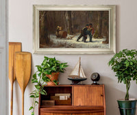 On Their Way To Camp by Eastman Johnson