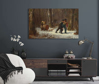 On Their Way To Camp by Eastman Johnson