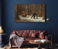 On Their Way To Camp by Eastman Johnson