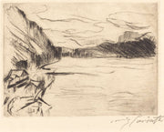 On Walchen Lake Am Walchensee by Lovis Corinth