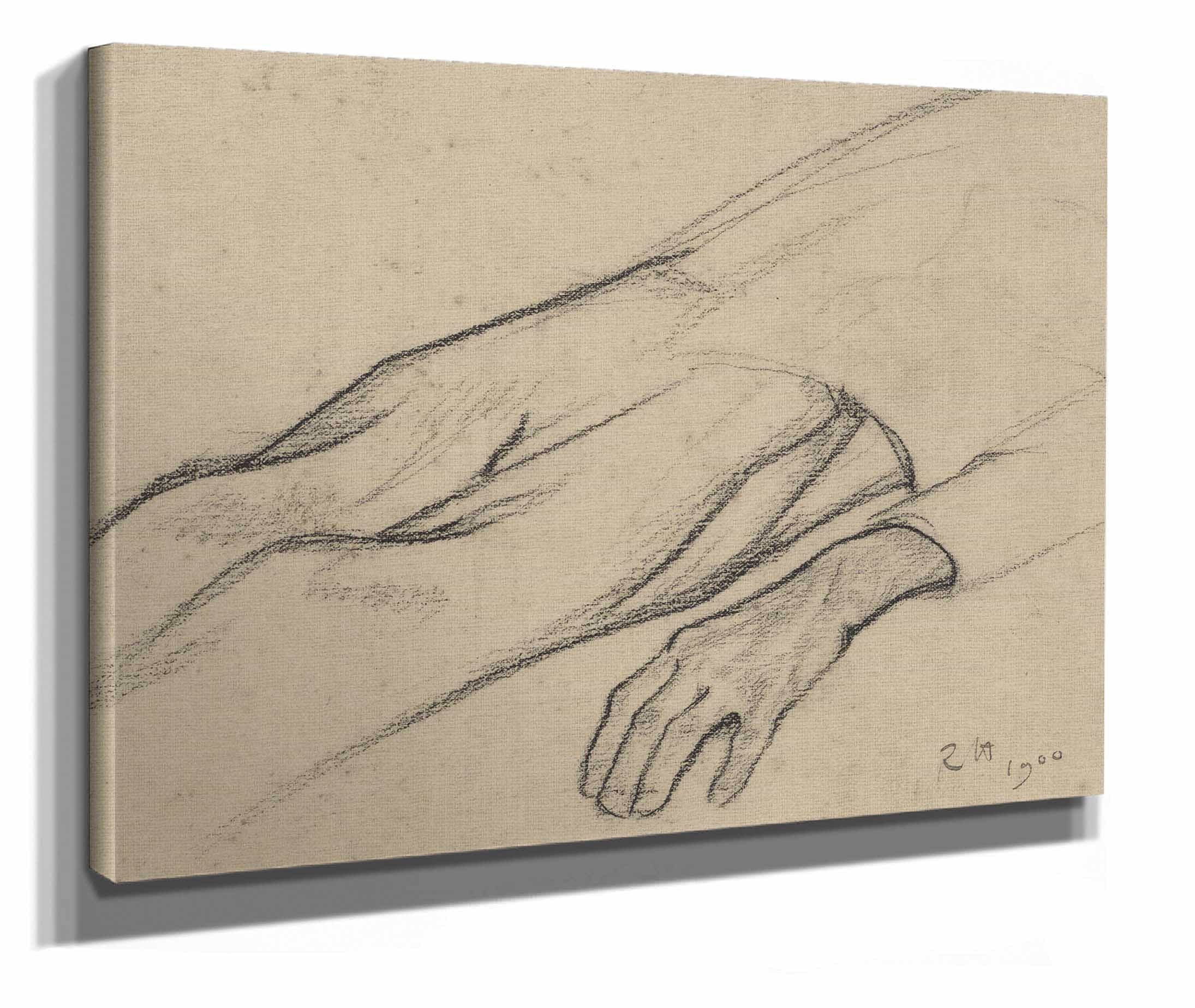 Onderlichaam Van Een Liggende Man by Richard Nicolaus Roland Holst