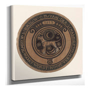 Ontwerp Voor Ex Libris Van W.C.Th. Van Der Schalk by Richard Nicolaus Roland Holst