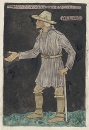 Ontwerp Voor Kostuum Voor Atlas by Richard Nicolaus Roland Holst