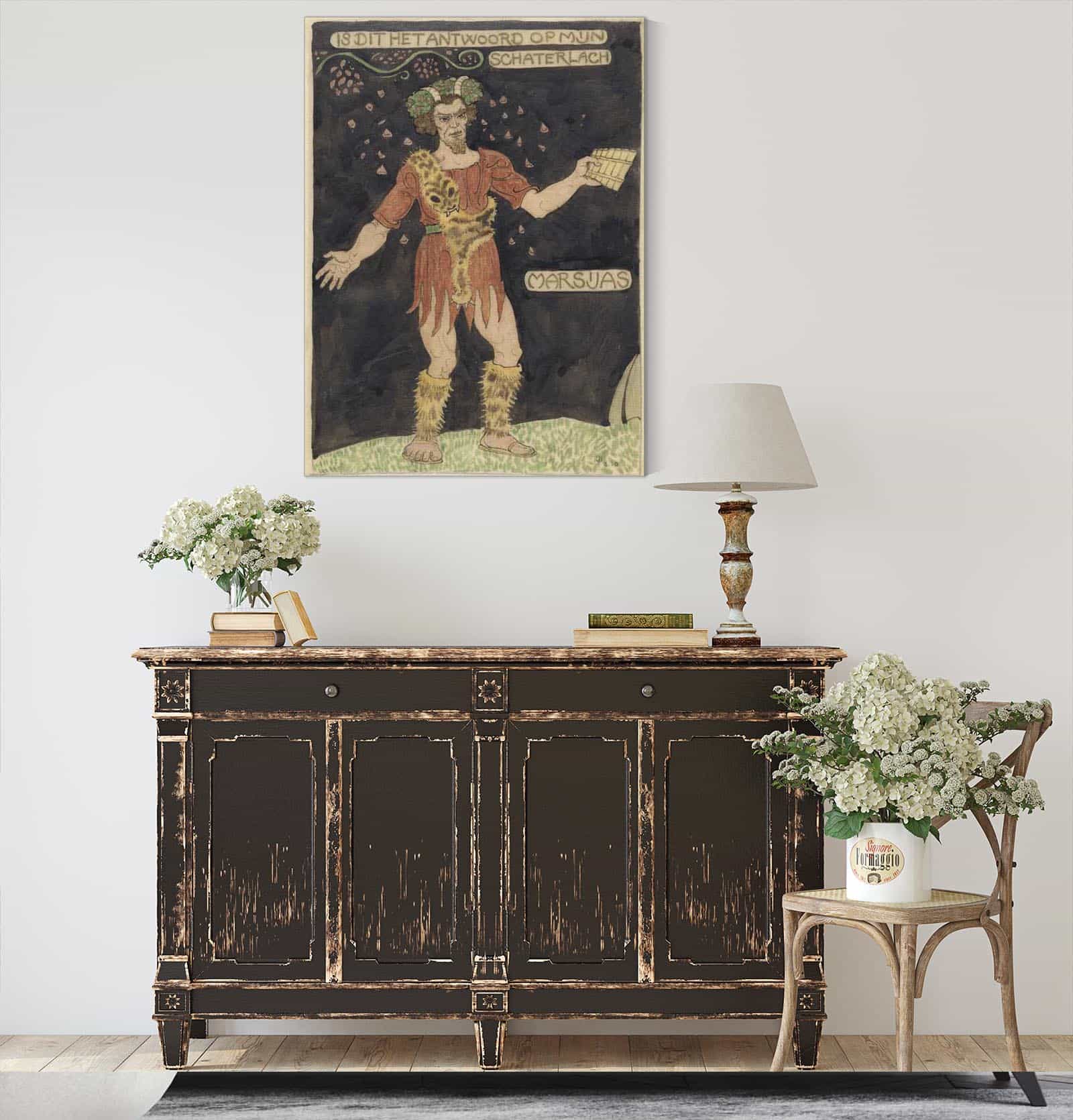 Ontwerp Voor Kostuum Voor Marsyas by Richard Nicolaus Roland Holst