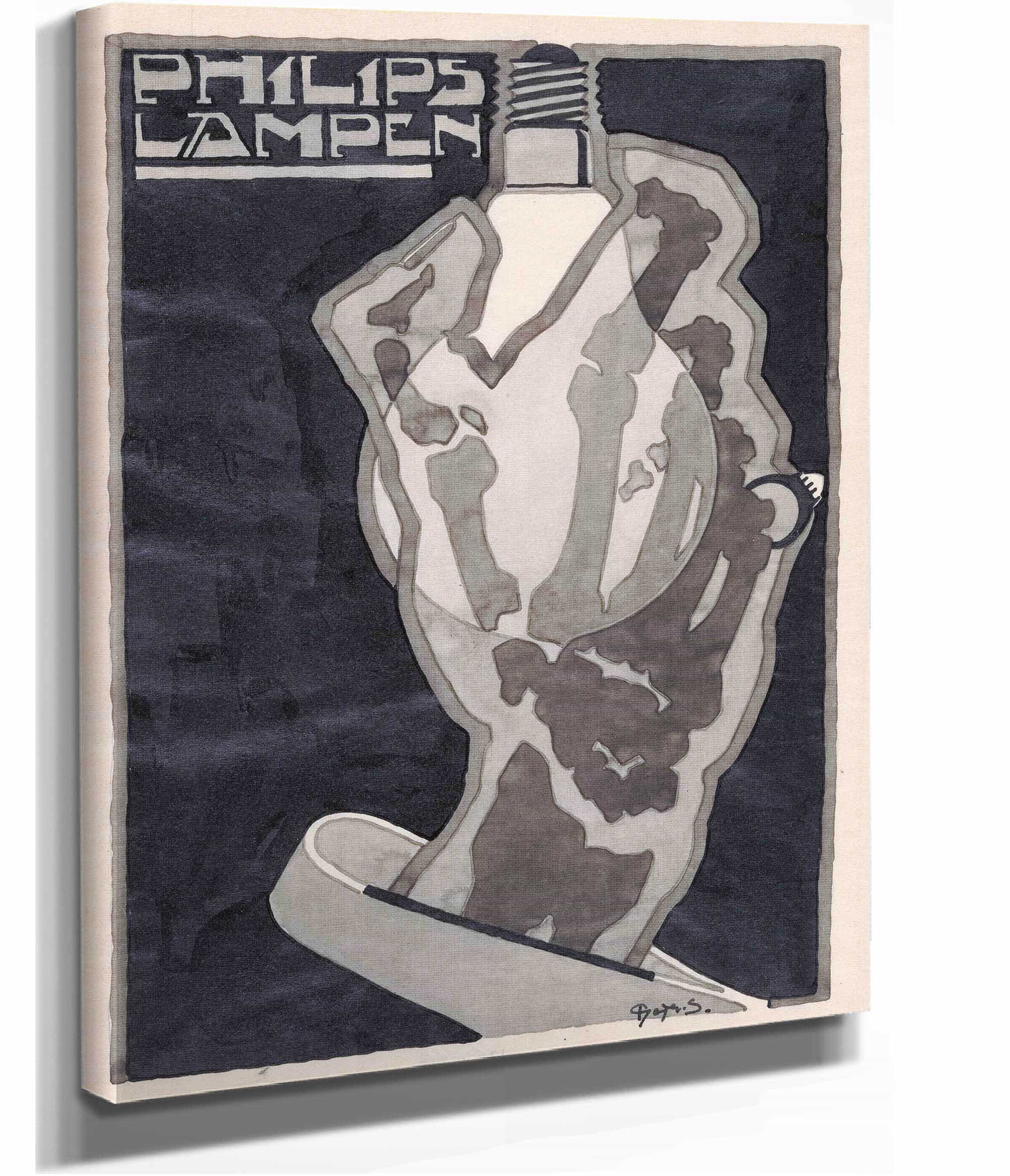 Ontwerp Voor Reclame Voor `Philips Lampen by Reijer Stolk