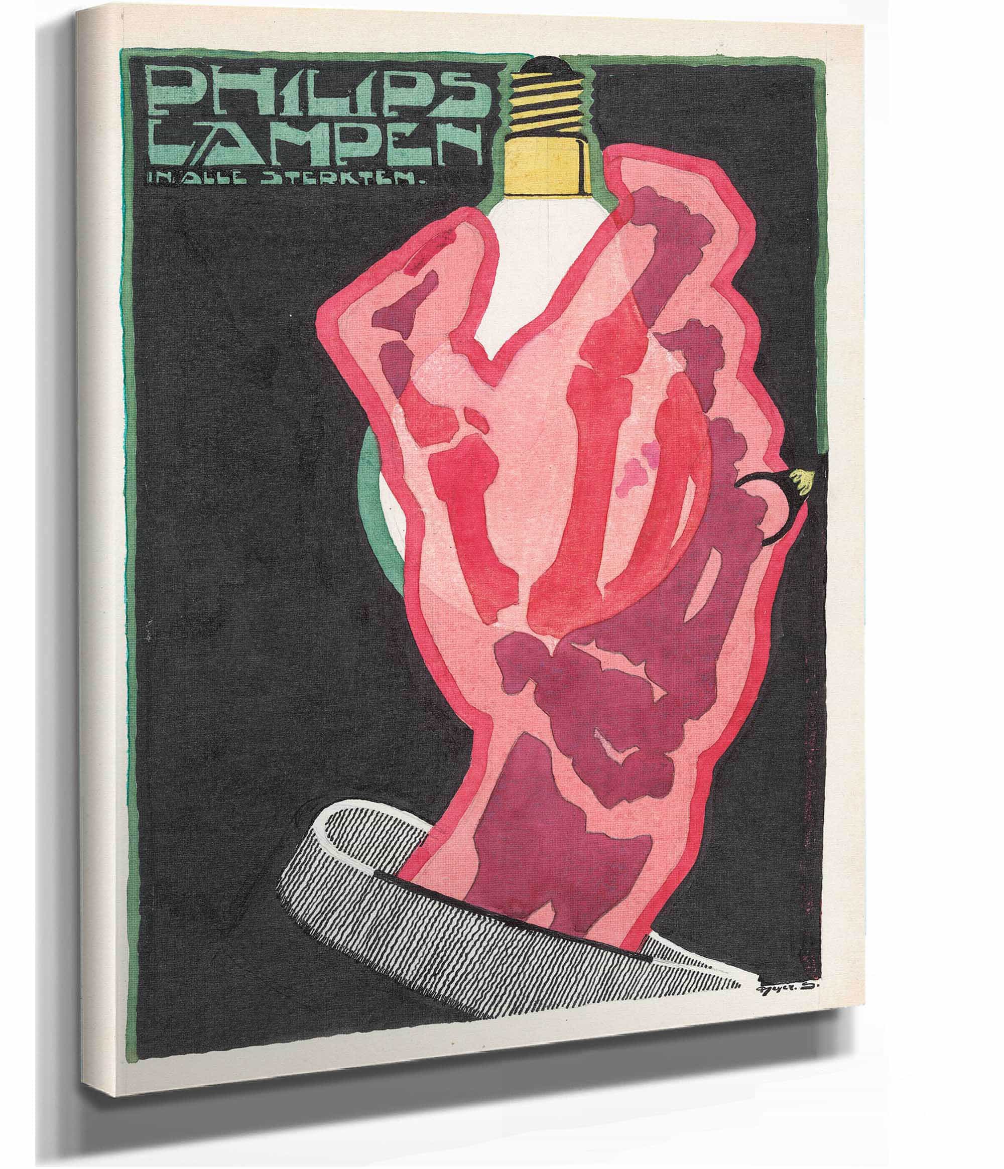 Ontwerp Voor Reclame Voor `Philips Lampen by Reijer Stolk