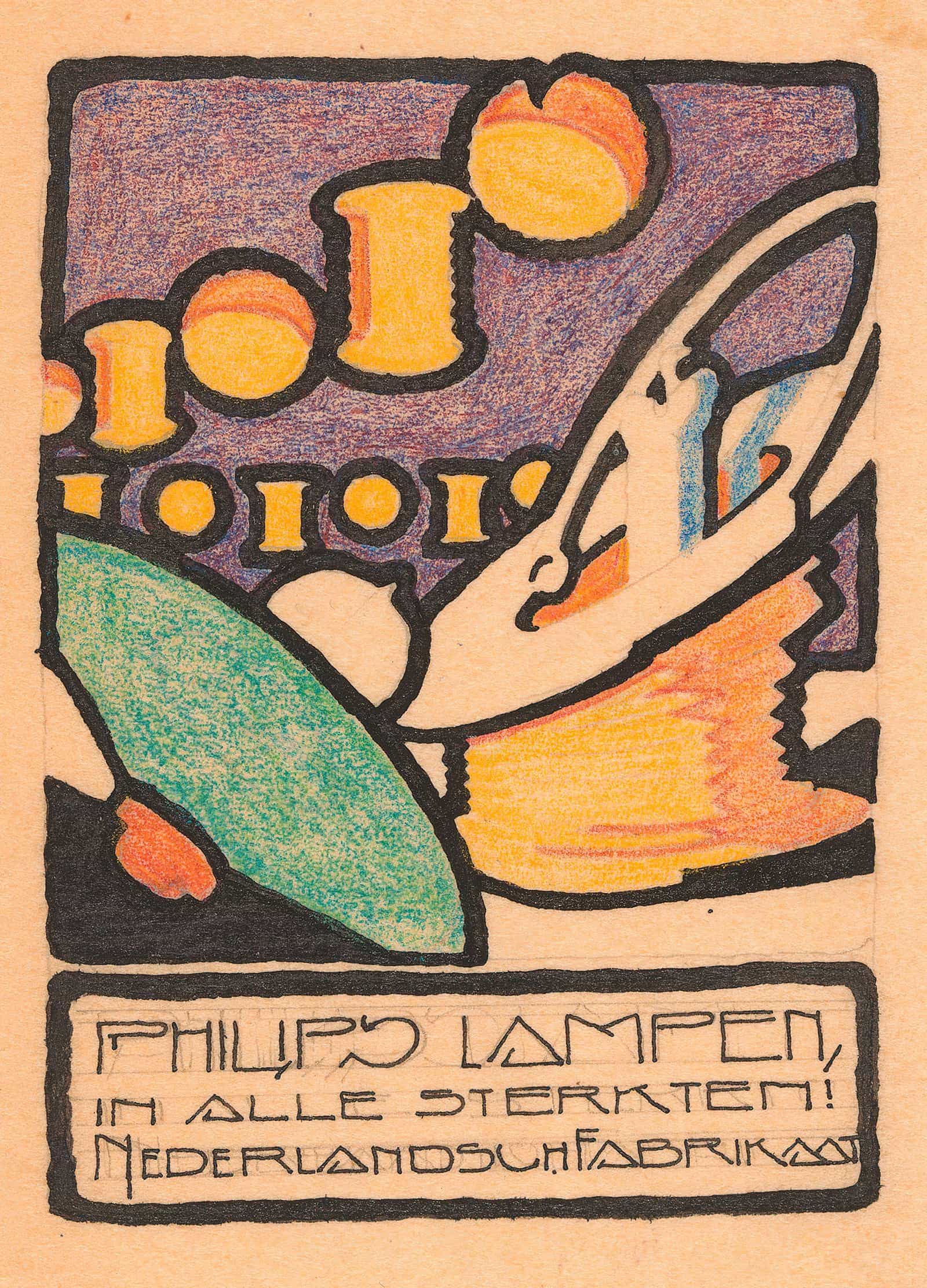 Ontwerp Voor Reclame Voor `Philips Lampen by Reijer Stolk