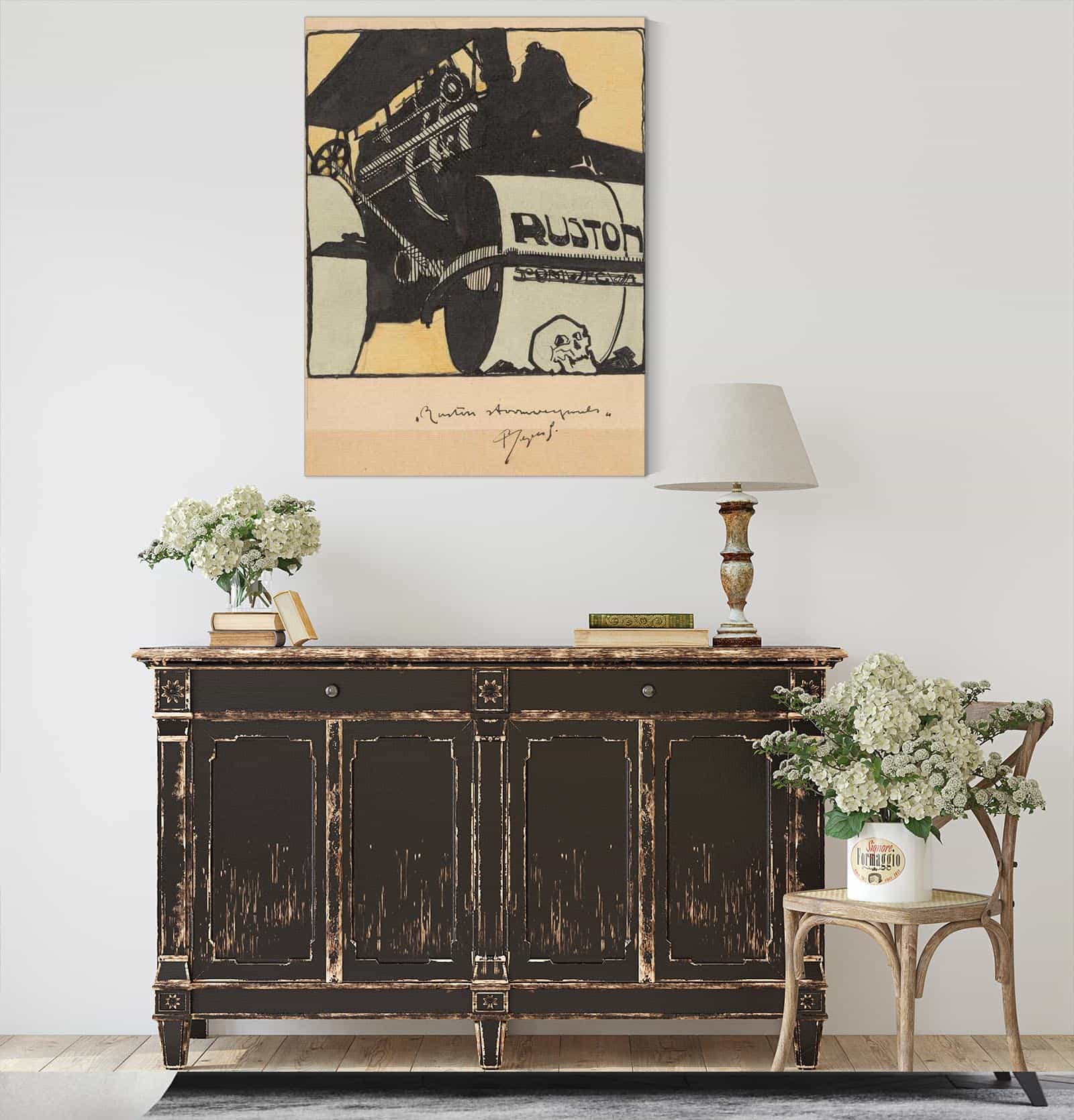 Ontwerp Voor Reclame Voor `Ruston Stoomwegwals by Reijer Stolk