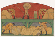 Ontwerp Voor Schildering In De Beurs Van Berlage De Handel by Richard Nicolaus Roland Holst
