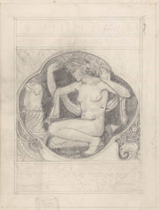 Ontwerpschets Voor De Omslag Van De Architect  by Richard Nicolaus Roland Holst