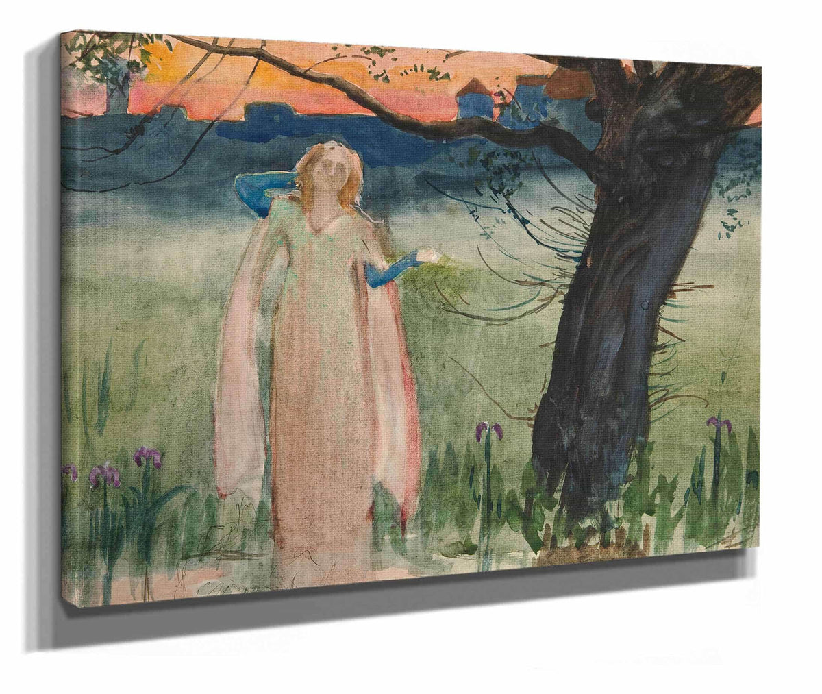 Ophelia By The Brook Act Iv Scene Vii Hamlet by Edwin Austin Abbey