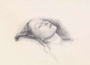 Ophelia Head Study by Sir John Everett Millais