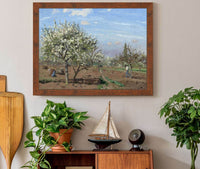 Orchard In Bloomlouveciennes by Camille Pissarro