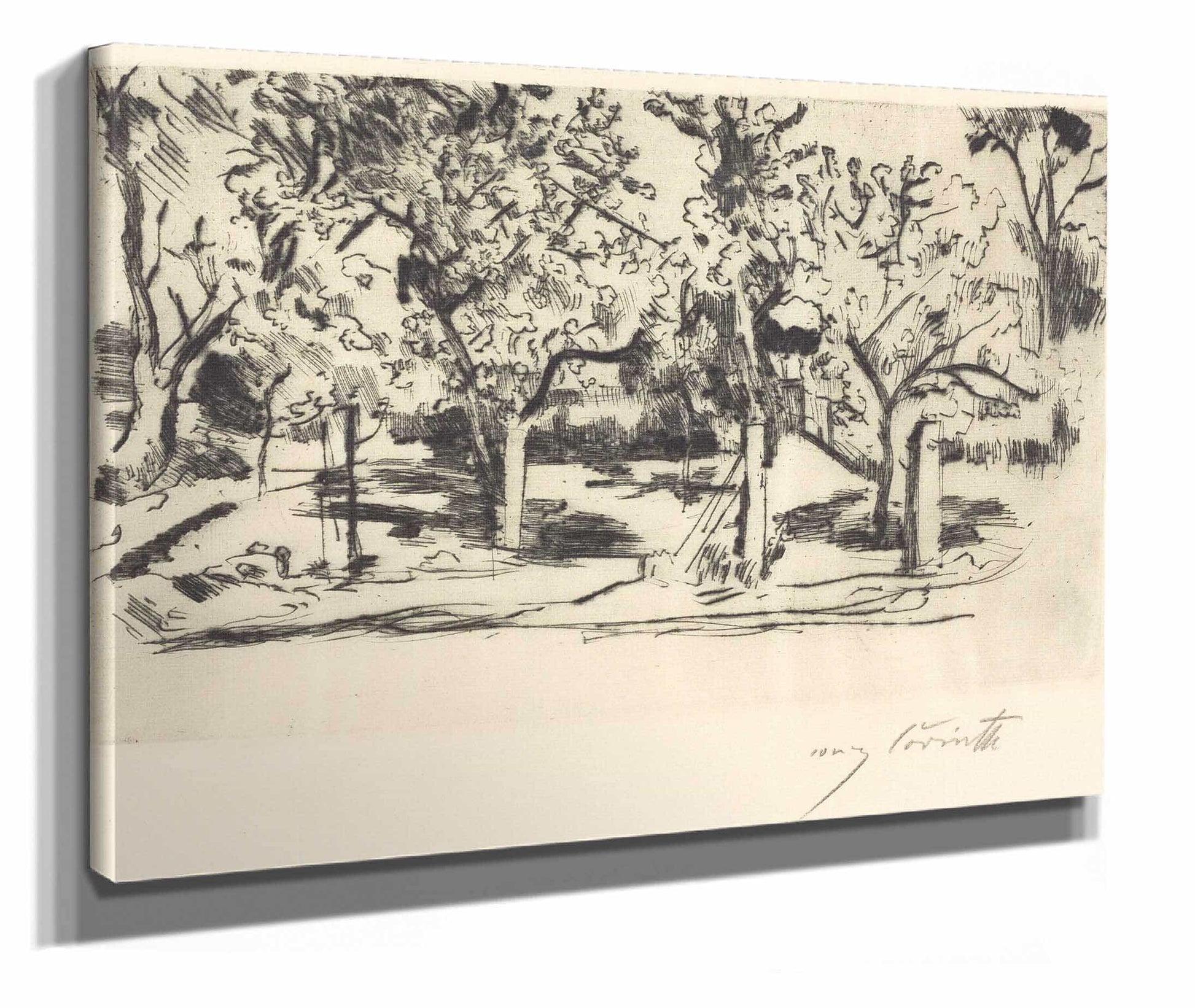 Orchard Obstgarten by Lovis Corinth