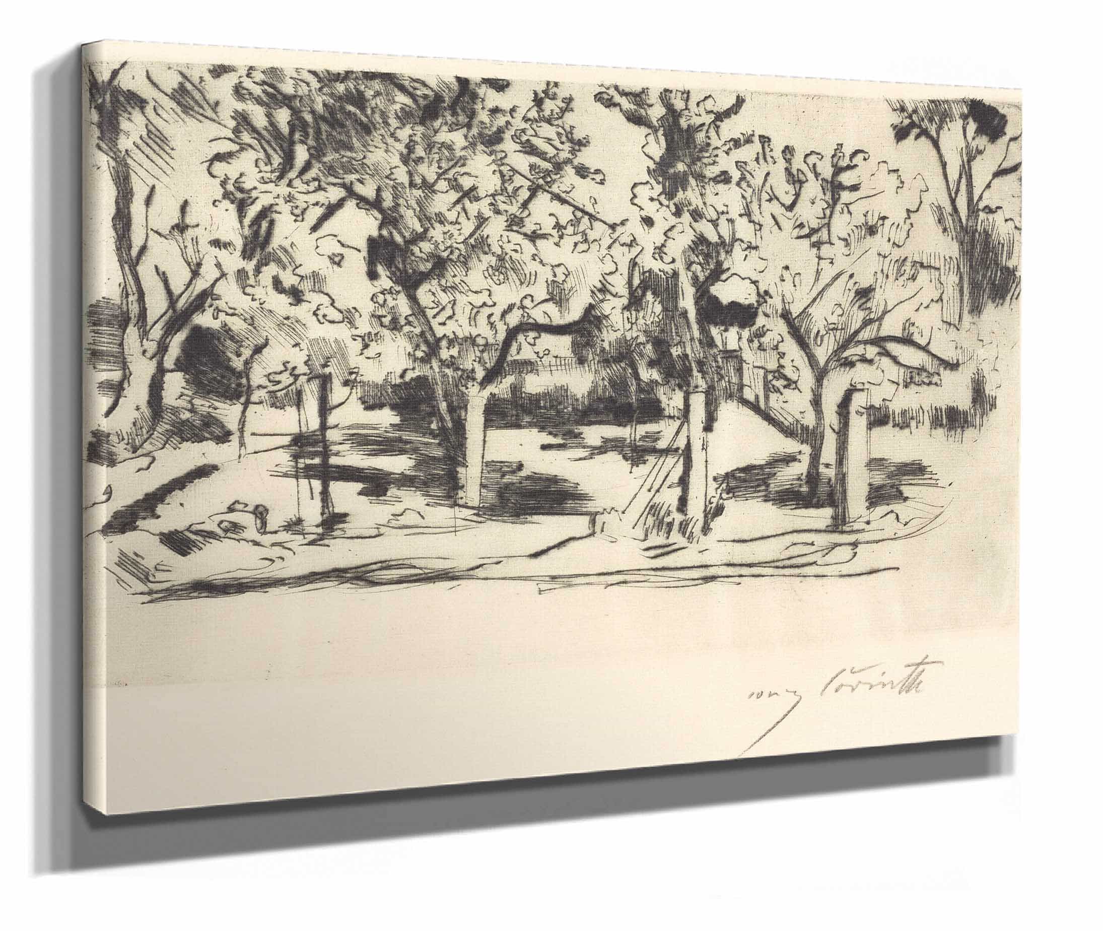 Orchard Obstgarten by Lovis Corinth