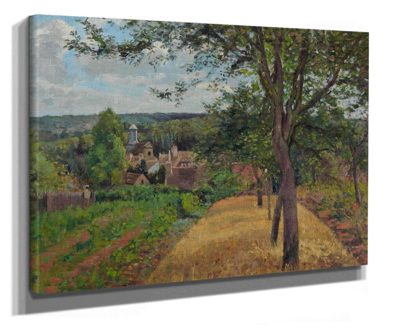 Orchards At Louveciennes by Camille Pissarro