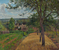 Orchards At Louveciennes by Camille Pissarro