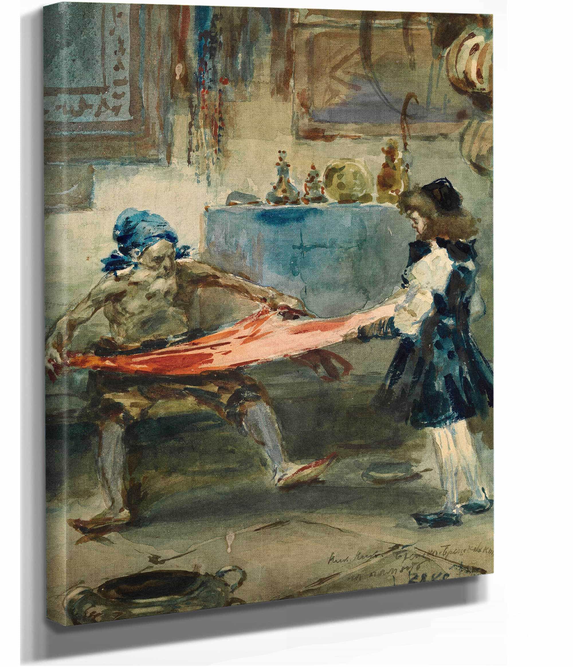 Oriental Scene by Leon Bakst