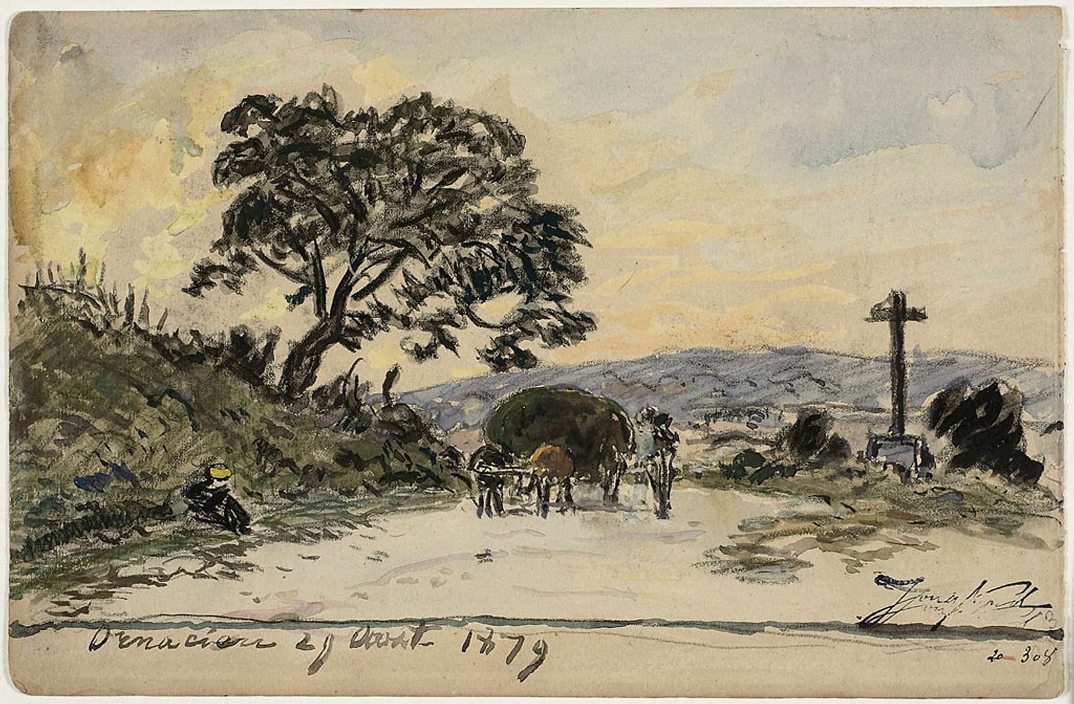 Ornacieux by Johan Barthold Jongkind