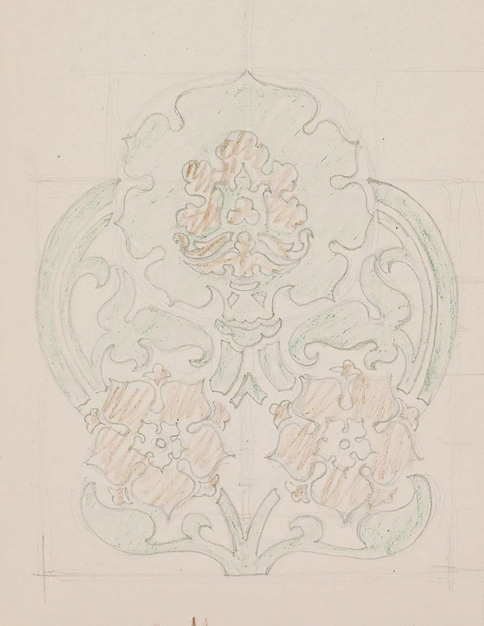 Ornament Met Floraal Motief by Reijer Stolk