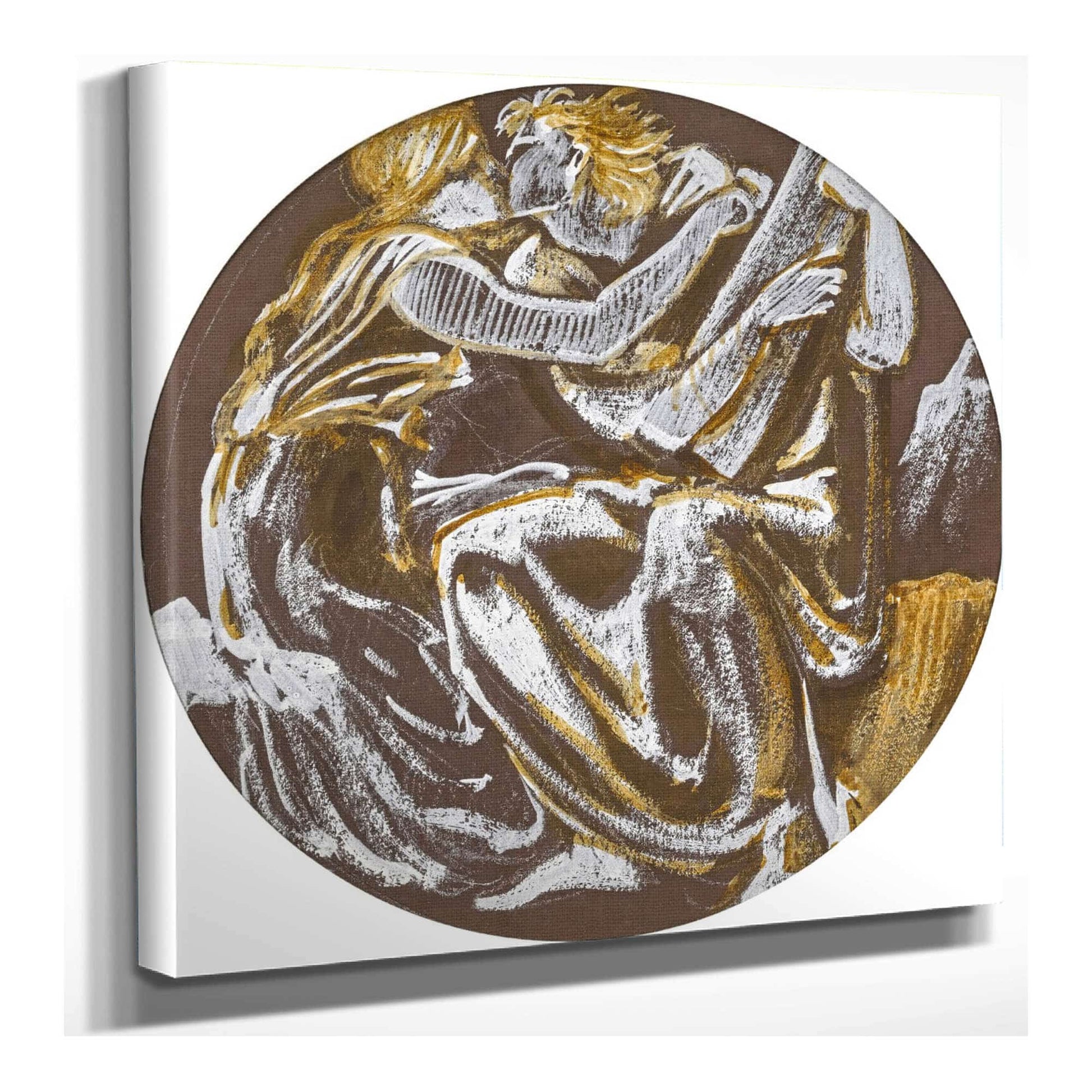 Orpheus And Eurydice Reunited by Sir Edward Coley Burne Jones