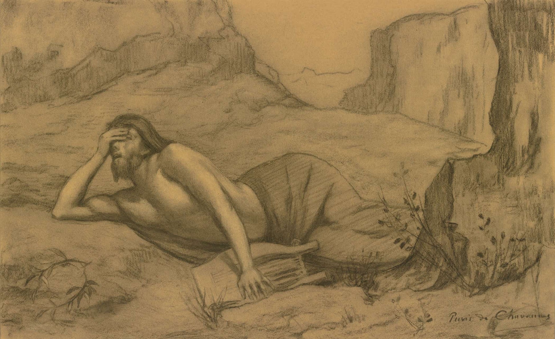 Orpheus by Pierre Puvis De Chavannes