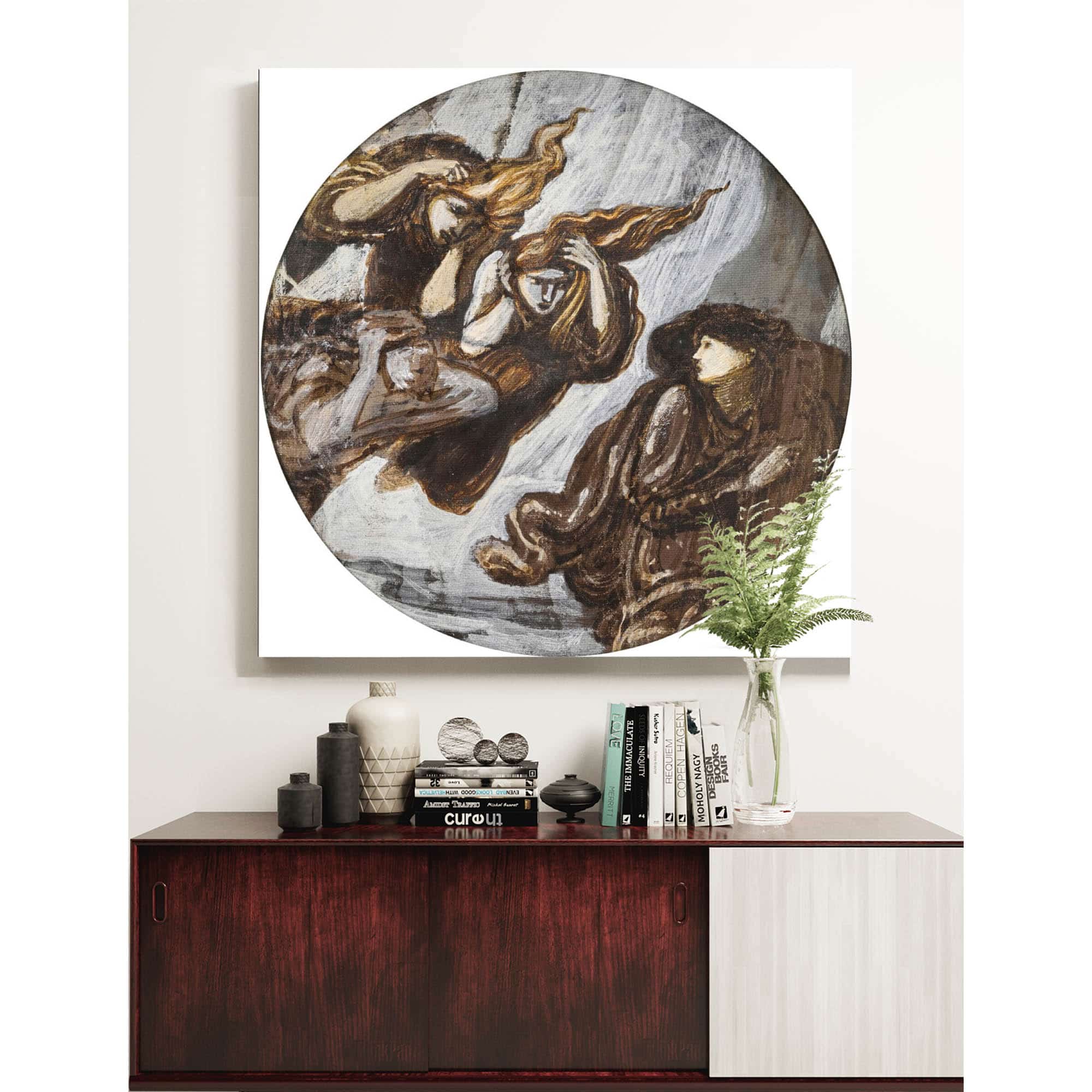 Orpheus Pursued By Furies by Sir Edward Coley Burne Jones