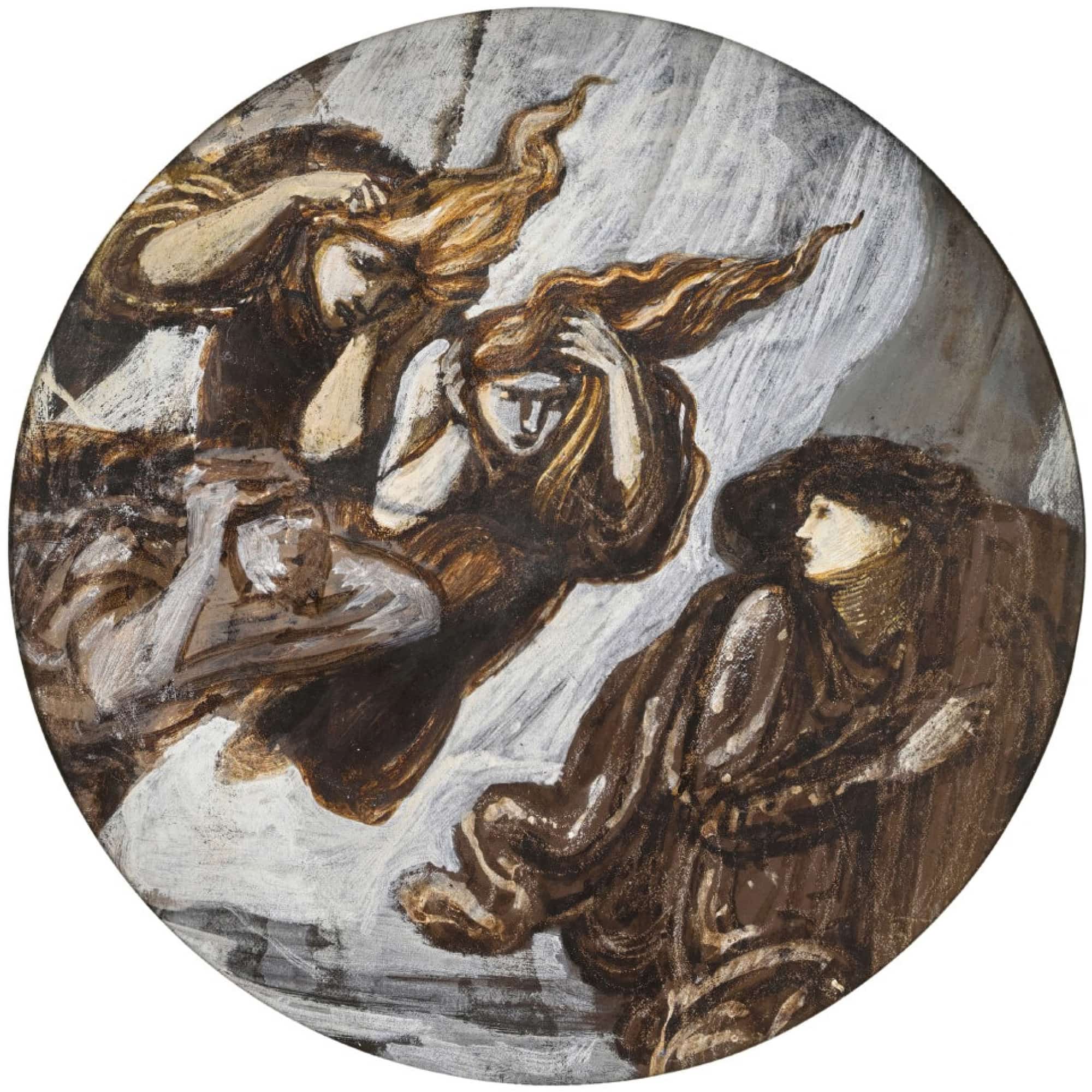 Orpheus Pursued By Furies by Sir Edward Coley Burne Jones