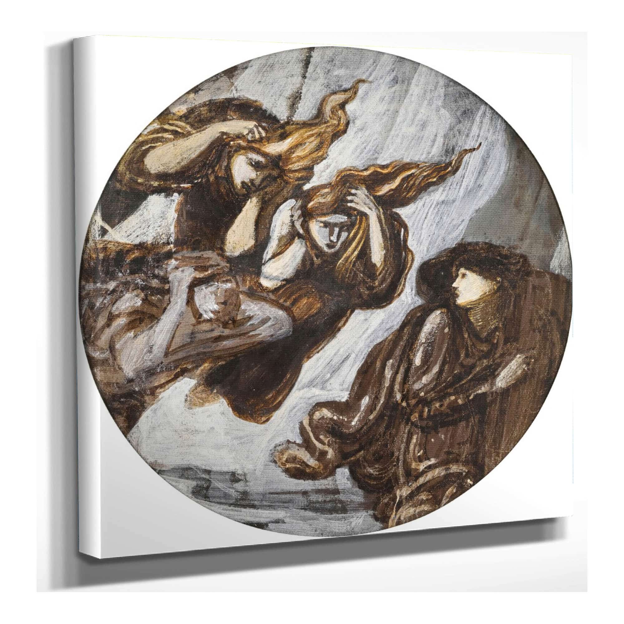 Orpheus Pursued By Furies by Sir Edward Coley Burne Jones