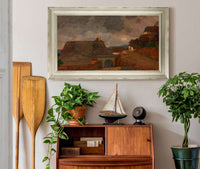 Ortschaft Bei Trubem Wetter Weibenkirchen   by Tina Blau