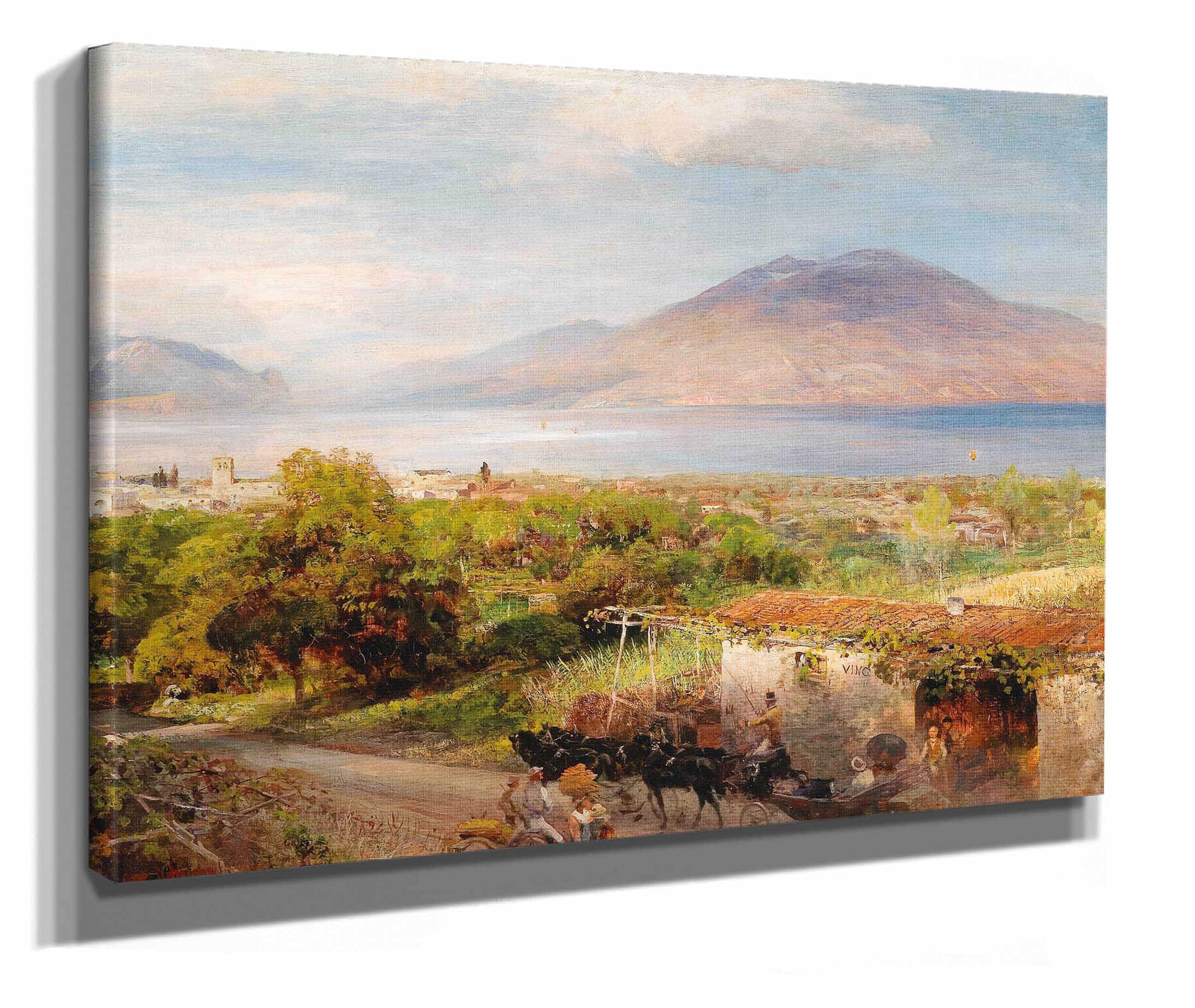 Osteria Near Naples by Oswald Achenbach