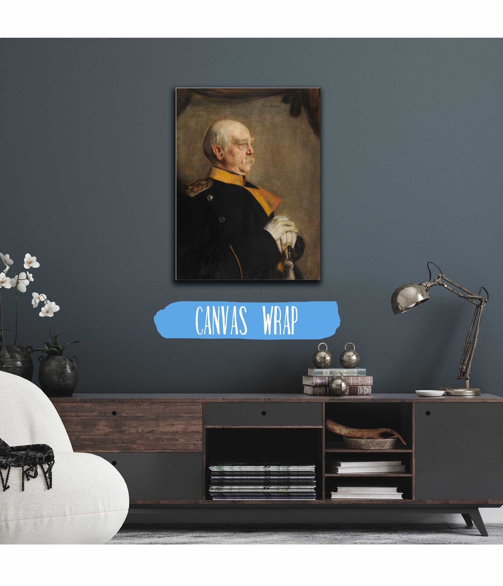 Otto Furst Von Bismarck by Franz Von Lenbach