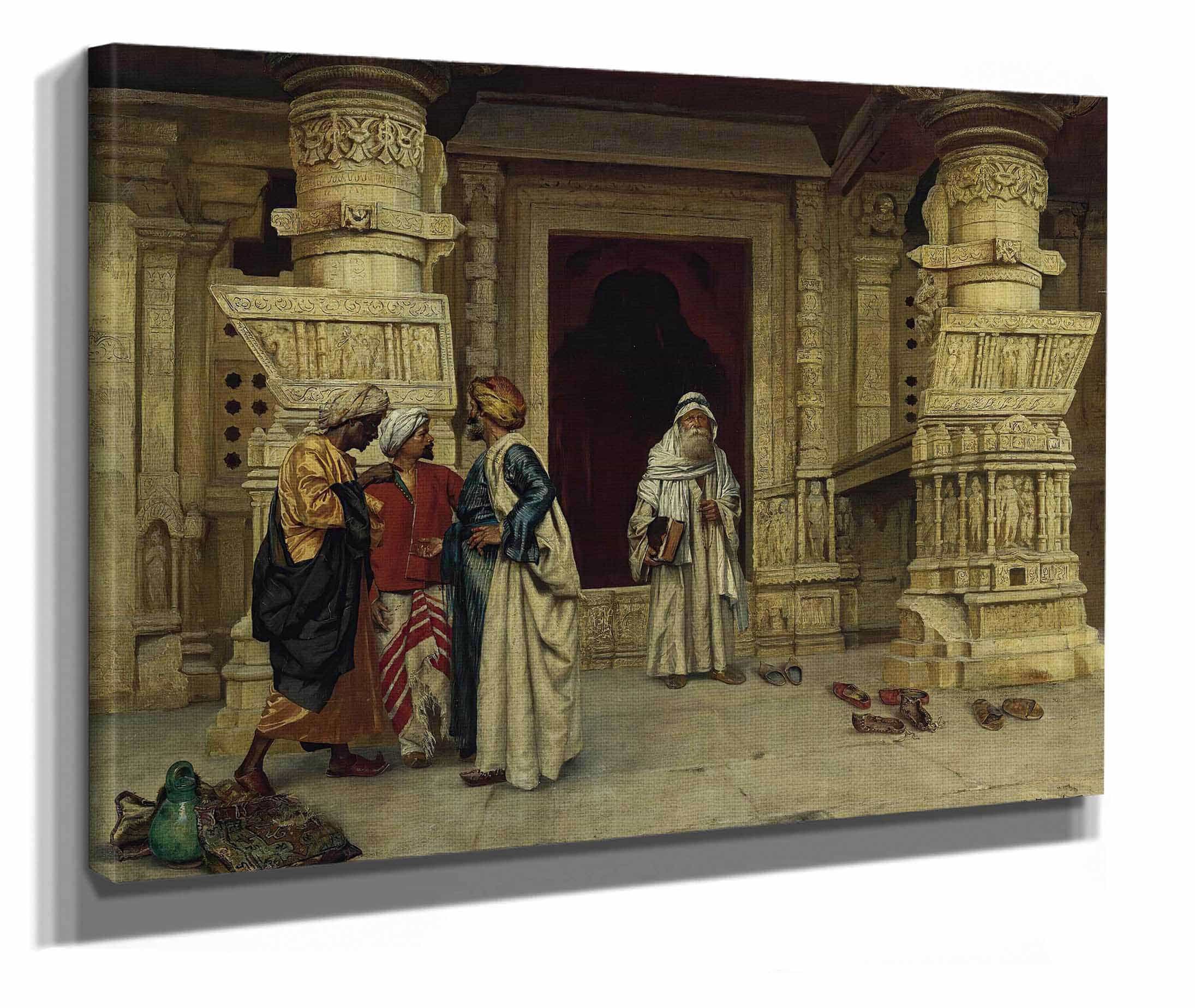 Outside The Mosque by Rudolf Ernst