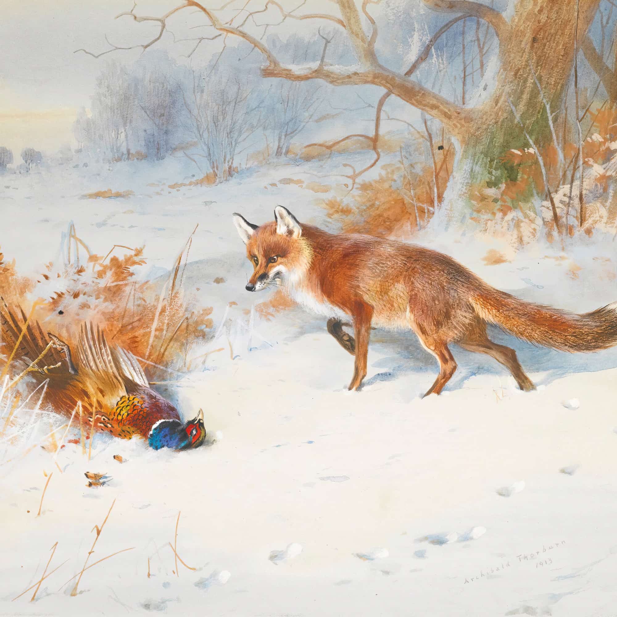 Overlooked By The Beaters by Archibald Thorburn