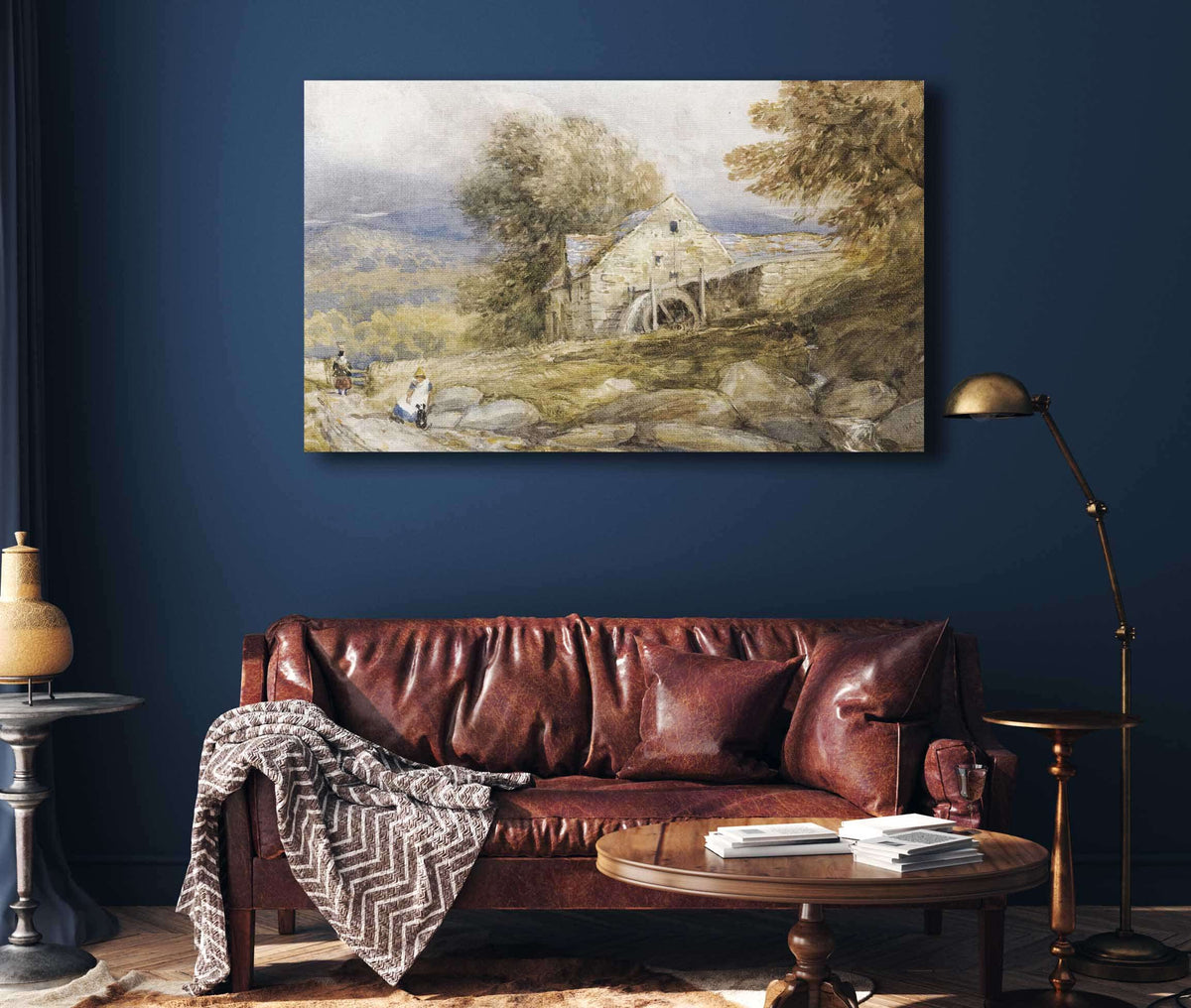 Overshot Mill North Wales by David Cox