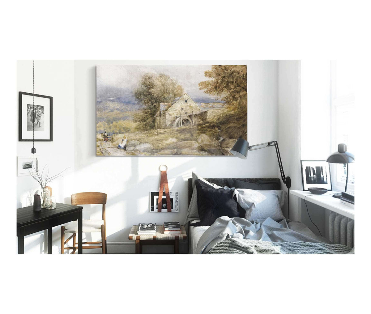 Overshot Mill North Wales by David Cox