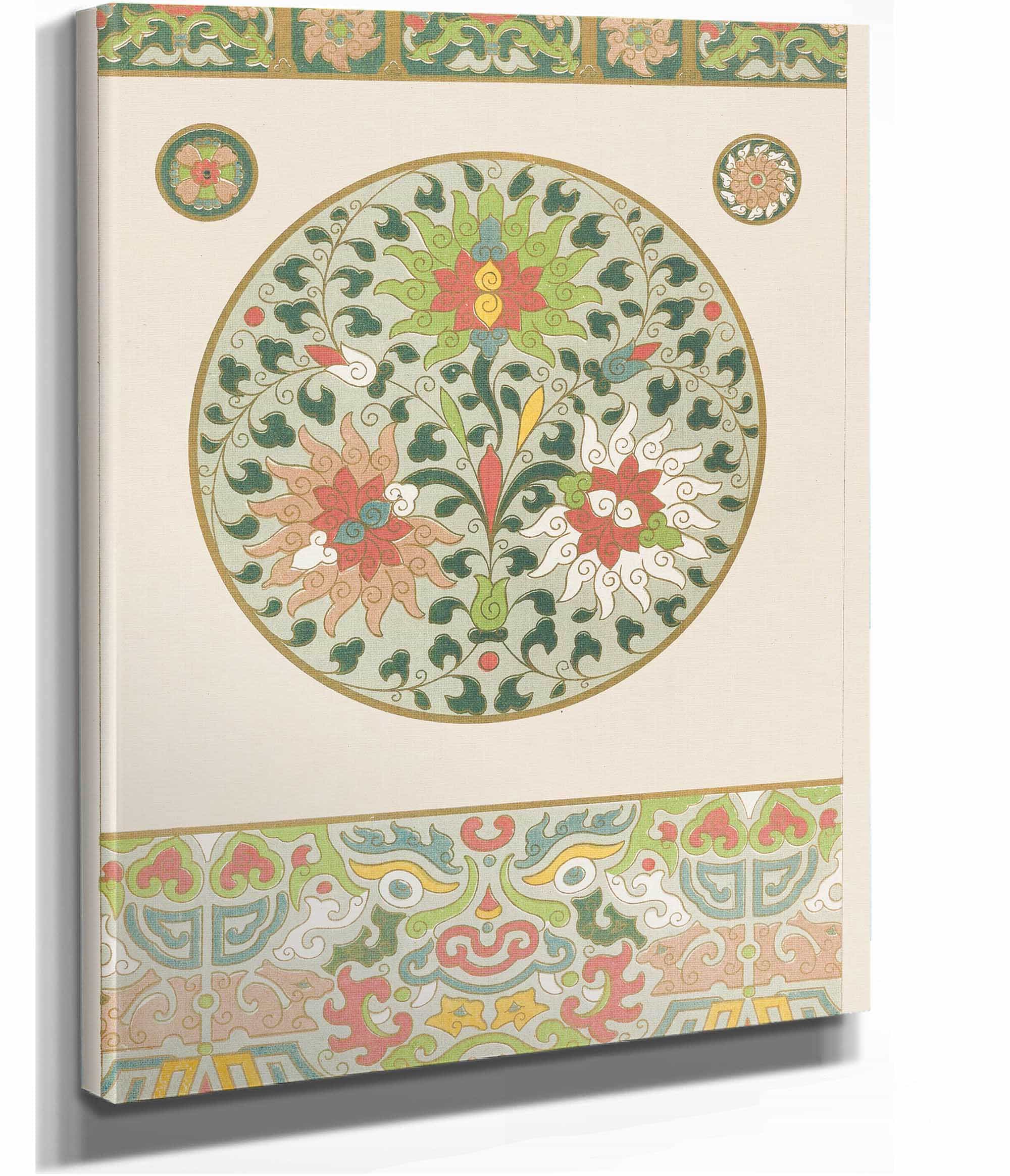 Examples Of Chinese Ornament Pl by Owen Jones Fine Art Print
